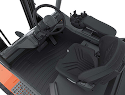 Compartimento do operador flutuante